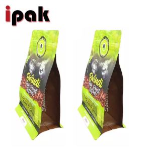 والوز کے ساتھ 250g فلیٹ نیچے کی پاؤچ